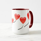 Mug Ballons cardiaques (Devant droit)