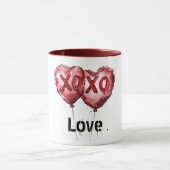 Mug Ballons cardiaques Red XOXO (Centre)