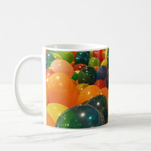 Mug Ballons colorés Design de fête (Gauche)
