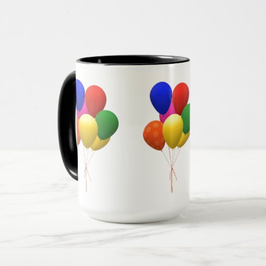 Mug Ballons de café (Devant gauche)