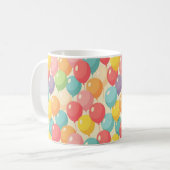 Mug Ballons de fête de différentes couleurs (Devant gauche)