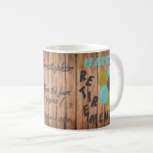 Mug Ballons de retraite rustiques joyeux (Devant droit)
