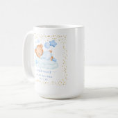 Mug Ballons en peluche mignonette Baby shower garçon (Devant gauche)