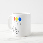 Mug Ballons et Bicyclette (Devant gauche)