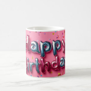 Mug Ballons et Confettis Joyeux Anniversaire
