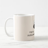 Mug Ballons Halloween Crème Noire (Gauche)