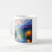 Mug ballons impressionnistes sur la rivière (Devant gauche)