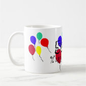Mug Ballons pour 50e anniversaire Toute ÂGE (Gauche)