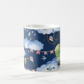 Mug Ballons Whimsical : Motif de nuage d'aquarelle (Centre)
