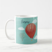 Mug Balloons à air chaud peint Personnalisé (Gauche)