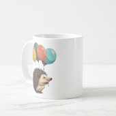 Mug Balloons et quilles : Hérisson amusant (Devant gauche)