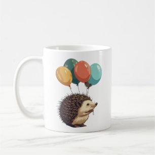 Mug Balloons et quilles : Hérisson amusant
