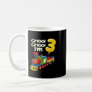 Mug Balloons Jeune Im 3 Ans Garçons Train 3e Naissance