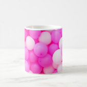 Mug Balloons Roses Festive Design Arrière - plan. (Centre)
