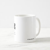 Mug Ballot de grammaire anglaise de définition d'amour (Devant droit)