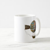 Mug Ballotte à air chaud avec plume de queue (Devant droit)