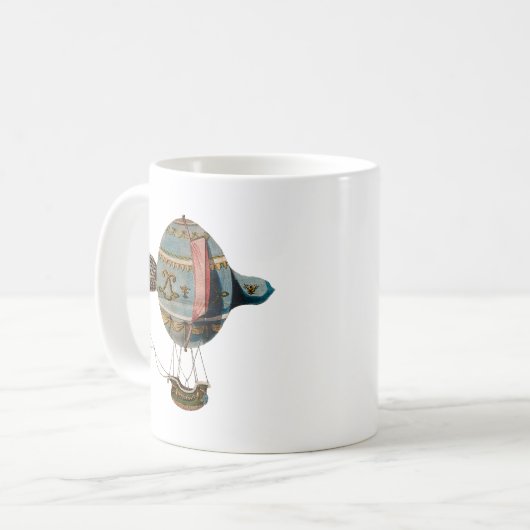 Mug Ballotte à air chaud avec plume de queue (Devant gauche)