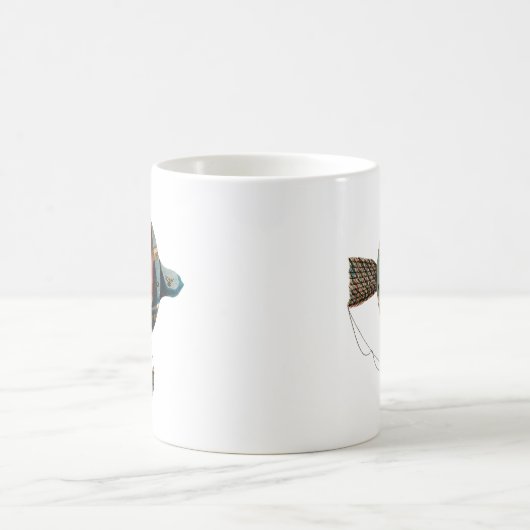 Mug Ballotte à air chaud avec plume de queue (Centre)