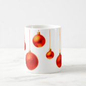 Mug Balls de Noël rouge photo (Centre)