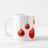Mug Balls de Noël rouge photo (Gauche)