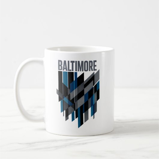 Mug BALTIMORE — Gridline Intersections (Gauche)