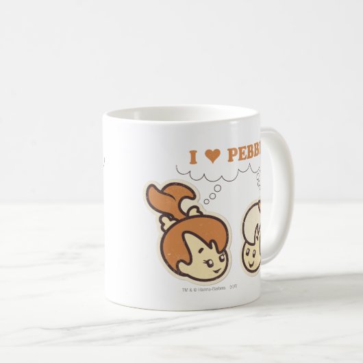 Mug Bam Bam aime PEBBLES™ (Devant droit)
