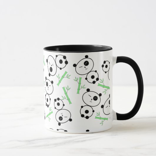 Mug Bambou et pandas (Droite)