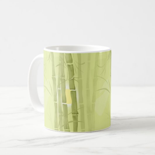 Mug Bambou vert (Devant gauche)