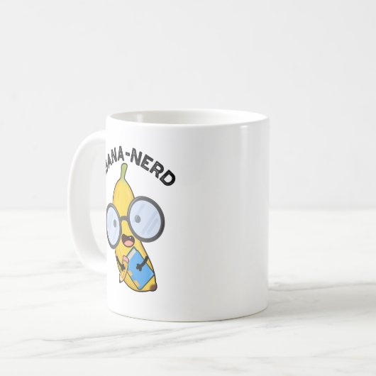 Mug Bana nerd Fruit Funny Pun Nerd (Devant gauche)