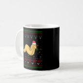 Mug Banana Slug Santa Claus Motif laid (Devant gauche)