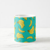 Mug Bananas hand drawn seamless pattern. Sketch illust (Centre)