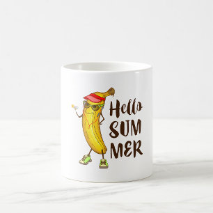 Mug Banane cool Bonjour été drôle Fruit tropical