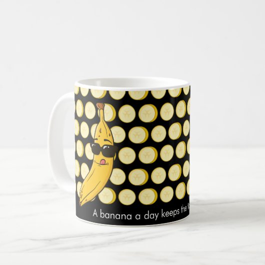 Mug Banane Cool mignonne (Devant gauche)