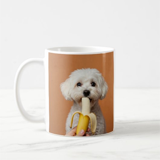 Mug banane de chien de compagnie (Gauche)