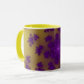 Mug Banane florale sur mesure saupoudrer de pâte à caf (Devant gauche)