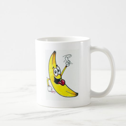 Mug Banane supérieure, bande dessinée de danse de (Droite)