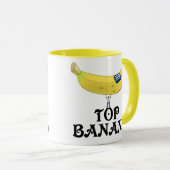 Mug Banane supérieure - Customisée (Devant droit)