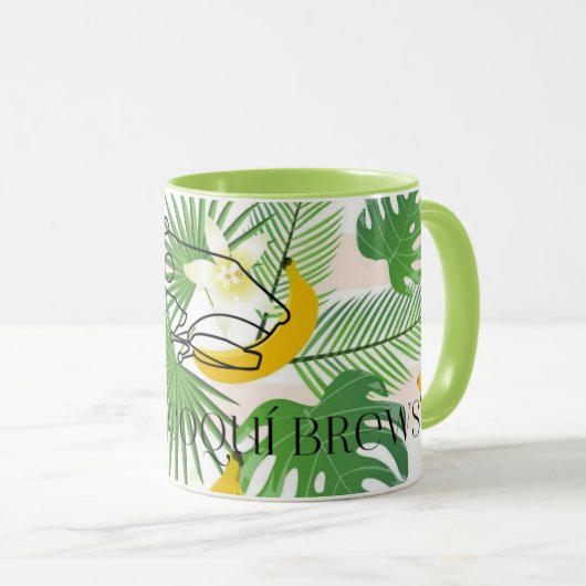 Mug Banane tropicale (Devant droit)