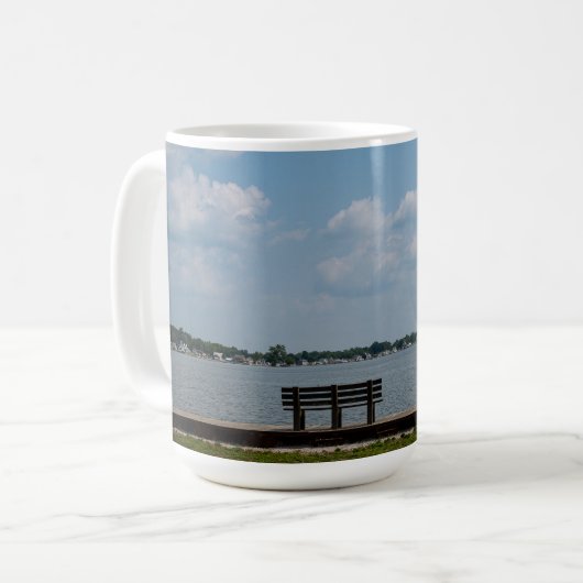 Mug Banc au bord du lac (Devant gauche)