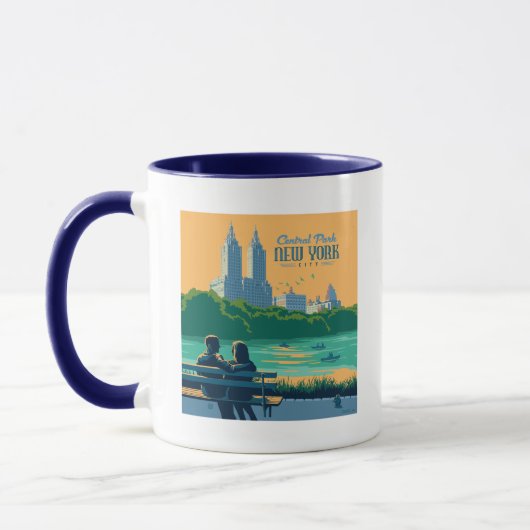Mug Banc de New York Central Park (Gauche)