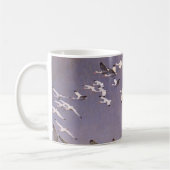 Mug Banc d'ibis volant au-dessus des zones humides, oi (Gauche)