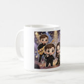 Mug Banda Musical Kawaii  (Devant gauche)