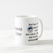 Mug Bande à goutte, humour d'ingénierie (Devant droit)