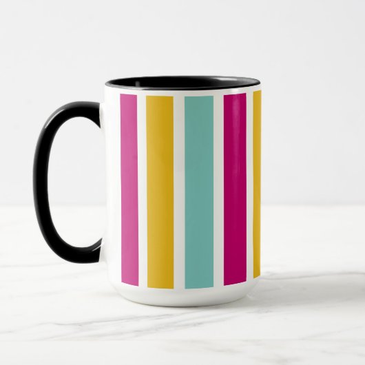 Mug Bande colorée (Gauche)