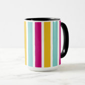 Mug Bande colorée (Devant droit)