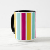 Mug Bande colorée (Devant gauche)