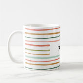 Mug Bande d'aquarelle personnalisée (Gauche)