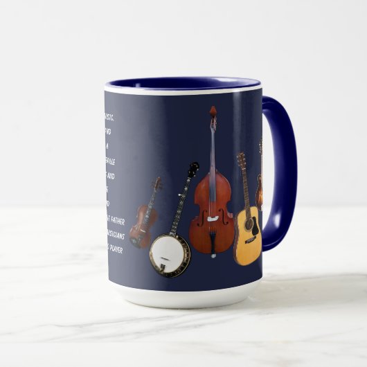 MUG BANDE DE BLUEGRASS (Devant droit)