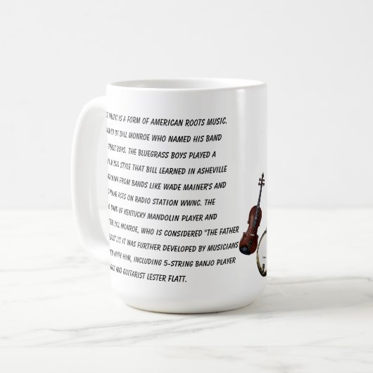 MUG BANDE DE BLUEGRASS (Devant gauche)