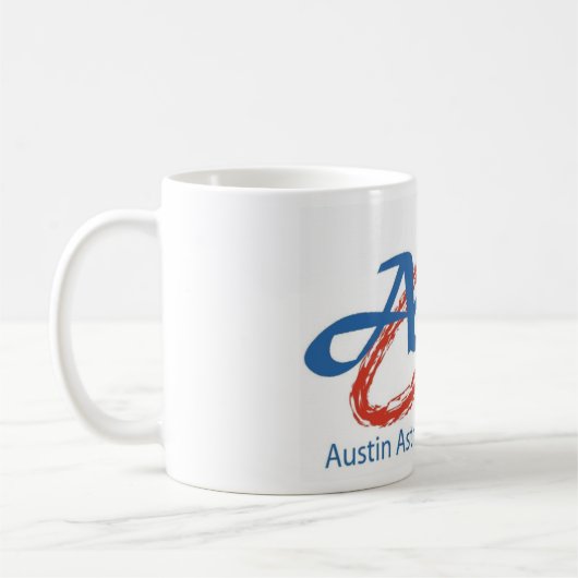 Mug Bande de café avec logo AAS (Gauche)